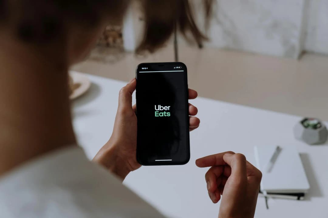 Uber mobile app interface